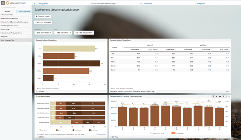 DataLion 1.10.4 automatische, dynamische und flexiblere dashboard